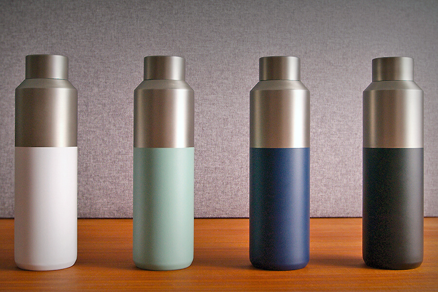Botella de agua de acero reciclado FLUID 
